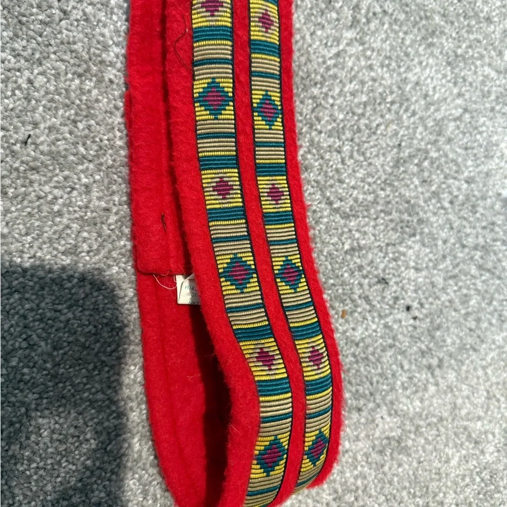 Obermeyer Red and‎ Patterned Headband